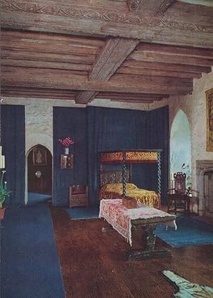 Image du vendeur pour Leeds Castle Maidstone Kent The Queens Four Poster Bed Bedroom Postcard mis en vente par Postcard Finder