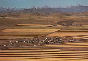 Imagen del vendedor de Alta Foothills Strip Farming Birds Eye Aerial Canada Canadian Postcard a la venta por Postcard Finder