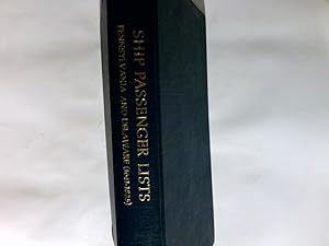 Bild des Verkufers fr Ship Passenger Lists: Pennsylvania and Delaware, 1641-1825 zum Verkauf von Antiquariat Buchhandel Daniel Viertel