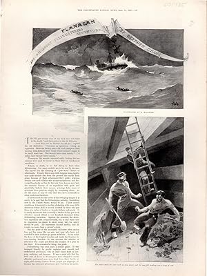 Seller image for PRINT: "Flanagan and His Short Filibustering Adventure".short Story from Illustrated London News: September 11, 1897 for sale by Dorley House Books, Inc.