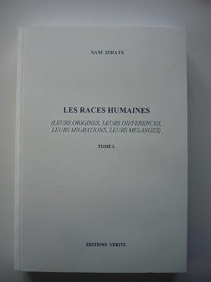 Imagen del vendedor de Les races humaines a la venta por D'un livre  l'autre