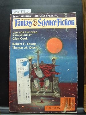 Bild des Verkufers fr FANTASY AND SCIENCE FICTION - Jul, 1980 zum Verkauf von The Book Abyss