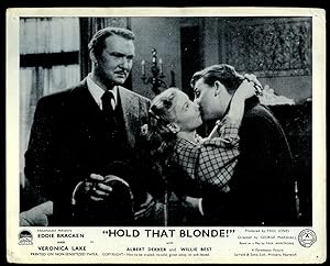 Seller image for Hold That Blonde: Authentic Original British Front of House Black and White Press Promotional Still Photograph | Lobby Card | Foyer Card For the 1945 Film. for sale by Little Stour Books PBFA Member