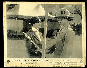 Seller image for The Lives of a Bengal Lancer: Authentic Original British Front of House Black and White Press Promotional Still Photograph | Lobby Card | Foyer Card For the 1935 Film. for sale by Little Stour Books PBFA Member
