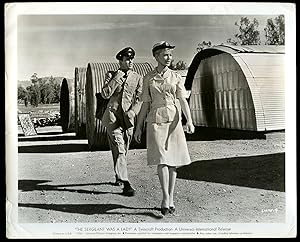 Seller image for The Sergeant Was a Lady: Authentic Original British Front of House Black and White Press Promotional Still Photograph | Lobby Card | Foyer Card For the 1961 Film. for sale by Little Stour Books PBFA Member
