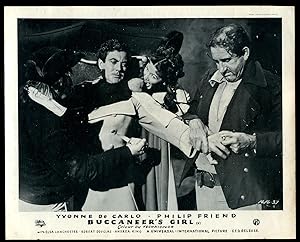 Seller image for Buccaneer's Girl: Authentic Original British Front of House Black and White Press Promotional Still Photograph | Lobby Card | Foyer Card For the 1950 Film. for sale by Little Stour Books PBFA Member