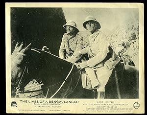 Seller image for The Lives of a Bengal Lancer: Authentic Original British Front of House Black and White Press Promotional Still Photograph | Lobby Card | Foyer Card For the 1935 Film. for sale by Little Stour Books PBFA Member