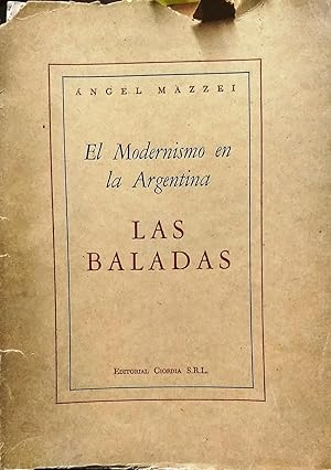 Immagine del venditore per El modernismo en la Argentina. Las baladas venduto da Librera Monte Sarmiento