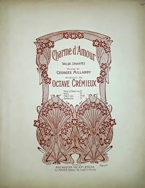 Seller image for Charme d`amour. Valse chante. Piano & chant for sale by Paul van Kuik Antiquarian Music