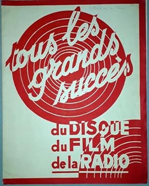 Attends-moi, mon amour (Couverture: Tout les grands succès du disque du film de la radio)