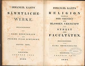 Imagen del vendedor de Immanuel Kant's Schriften zur Philosophie der Natur, a la venta por Antiquariat Kastanienhof