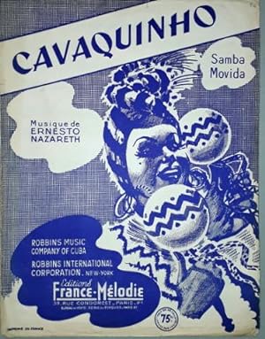Imagen del vendedor de Cavaquinho. Samba movida (du film de Walt Disney "Carnaval") a la venta por Paul van Kuik Antiquarian Music