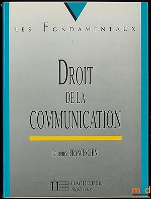 Imagen del vendedor de DROIT DE LA COMMUNICATION a la venta por La Memoire du Droit