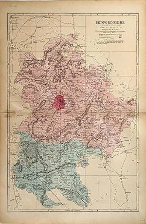 Image du vendeur pour Bedfordshire mis en vente par theoldmapman