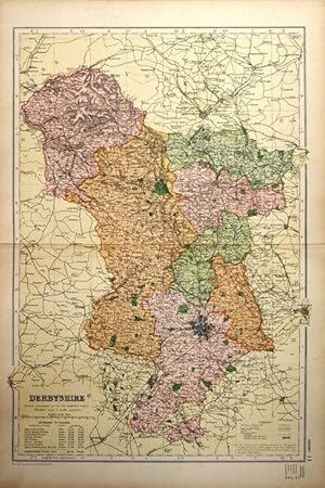 Imagen del vendedor de Derbyshire a la venta por theoldmapman