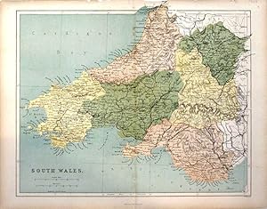 Image du vendeur pour South Wales mis en vente par theoldmapman