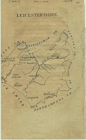 Image du vendeur pour Leicestershire mis en vente par theoldmapman