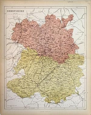 Image du vendeur pour Shropshire mis en vente par theoldmapman