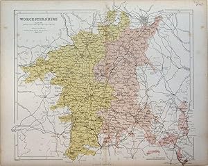 Imagen del vendedor de Worcestershire a la venta por theoldmapman