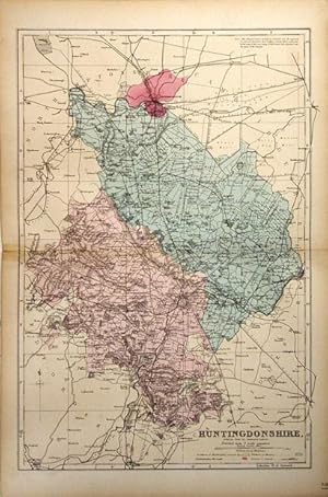 Imagen del vendedor de Huntingdonshire a la venta por theoldmapman