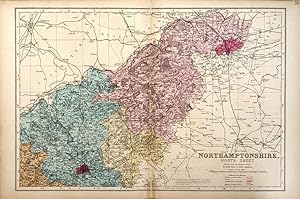 Image du vendeur pour Northamptonshire, North mis en vente par theoldmapman