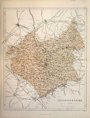 Image du vendeur pour Leicestershire mis en vente par theoldmapman