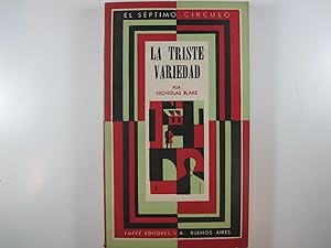 Seller image for LA TRISTE VARIEDAD for sale by Costa LLibreter