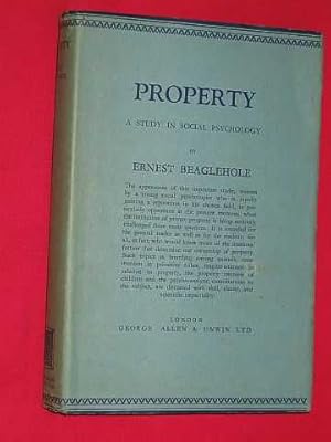 Seller image for Property: A Study in Social Psychology for sale by BOOKBARROW (PBFA member)