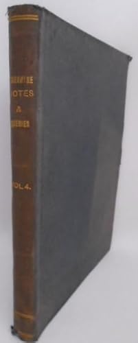 Bild des Verkufers fr Cheshire Notes & Queries. Devoted To The Antiquities, Family Traditions, Parochial Records, Folk Lore, Quaint Customs, &c., Of Cheshire. Volume 4 New and Enlarged Edition zum Verkauf von Juniper Books