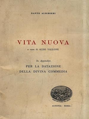 Bild des Verkufers fr Vita nuova zum Verkauf von Librodifaccia