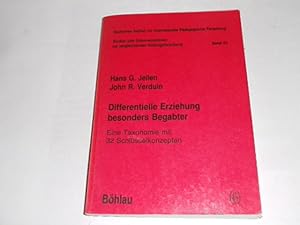 Seller image for Differentielle Erziehung besonders Begabter. Eine Taxonomie mit 32 Schlsselkonzepten. for sale by Der-Philo-soph