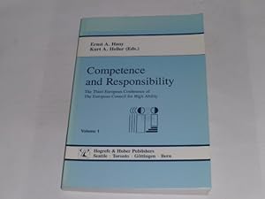 Bild des Verkufers fr Competence and Responsibility. Vol. 1: Abstracts of the papers submitted to the conference zum Verkauf von Der-Philo-soph