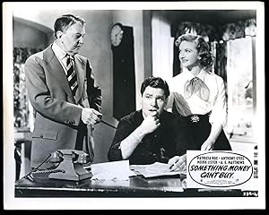 Bild des Verkufers fr Something Money Can't Buy: Authentic Original British Front of House Black and White Press Promotional Still Photograph | Lobby Card | Foyer Card For the 1952 Film. zum Verkauf von Little Stour Books PBFA Member