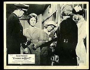 Seller image for I Want to Live: Authentic Original British Front of House Black and White Press Promotional Still Photograph | Lobby Card | Foyer Card For the 1958 Film. for sale by Little Stour Books PBFA Member
