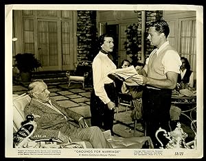 Seller image for Grounds for Marriage: Authentic Original British Front of House Black and White Press Promotional Still Photograph | Lobby Card | Foyer Card For the 1951 Film. for sale by Little Stour Books PBFA Member