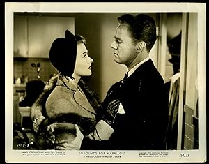 Seller image for Grounds for Marriage: Authentic Original British Front of House Black and White Press Promotional Still Photograph | Lobby Card | Foyer Card For the 1951 Film. for sale by Little Stour Books PBFA Member