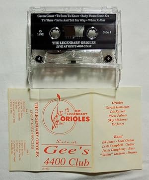 The Legendary Orioles Live at Gee's 4400 Club 1992 African-American music tape