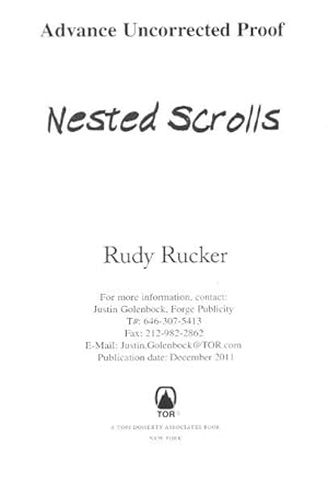 Bild des Verkufers fr Nested Scrolls: The Autobiography of Rudolf von Bitter Rucker zum Verkauf von Ziesings