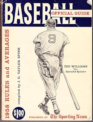 Seller image for Baseball Guide and Record Book 1958 for sale by John Thompson