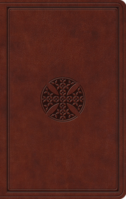 Seller image for ESV Value Thinline Bible (Trutone, Brown, Mosaic Cross Design) (Leather / Fine Binding) for sale by BargainBookStores