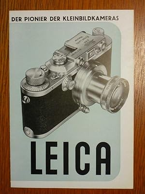 Leica - Der Pionier der Kleinbildkameras - Original Prospekt - Liste Photo Nr. 680 - Ausgabe wohl...