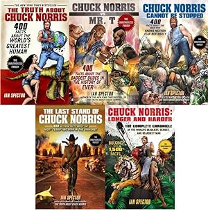 Seller image for CHUCK NORRIS PARODY COLLECTION Facts & Humor Set of 5 Books by Ian Spector for sale by Lakeside Books