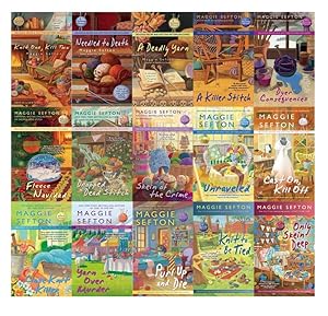 Seller image for KELLY FLYNN KNITTING MYSTERIES by Maggie Sefton Collection of Paperbacks 1-30 for sale by Lakeside Books