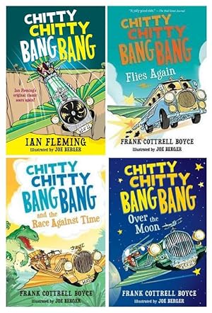 Image du vendeur pour CHITTY CHITTY BANG BANG Childrens Magical Car Series Set of PAPERBACK Books 1-4 mis en vente par Lakeside Books