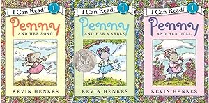 Seller image for PENNY Series by Kevin Henkes LEVEL 1 PAPERBACKS Song/Doll/Marble Set Books 1-3 for sale by Lakeside Books