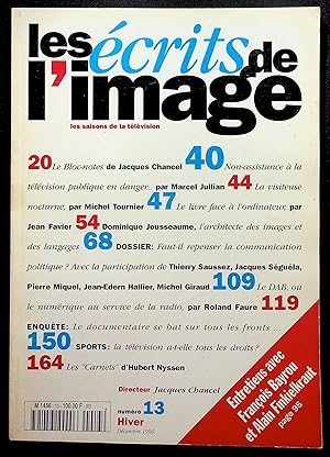 Image du vendeur pour Les crits de l'image n13 Hiver Dcembre 1996 mis en vente par LibrairieLaLettre2