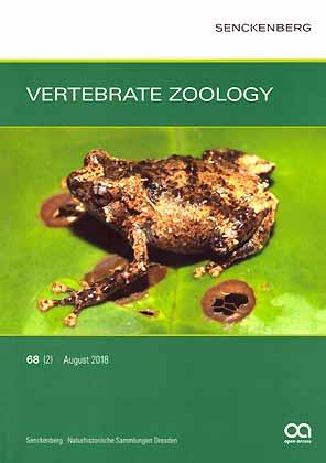 Seller image for Vertebrate Zoology 68 (2) for sale by ConchBooks