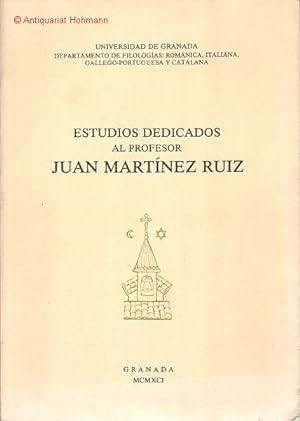 Seller image for Estudios Dedicados al Profesor Juan Martnez Ruiz. for sale by Antiquariat Hohmann