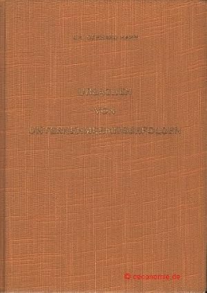 Immagine del venditore per Ursachen von Unternehmermisserfolgen. Ergebnisse von Untersuchungen besonders im rheinischen Industriebezirk. venduto da Antiquariat Hohmann