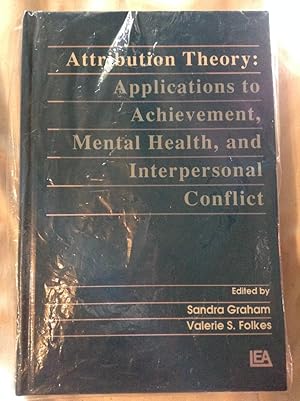 Imagen del vendedor de Attribution Theory: Applications to Achievement, Mental Health, and Interpersonal Conflict (APPLIED SOCIAL PSYCHOLOGY) a la venta por Text4less